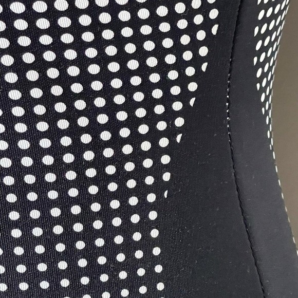 Max Studio Dress Size XS Womens Sheath Bodycon Polka Dots Striped Y2K Baddie - Picture 12 of 12